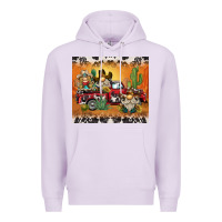 Lilac western gnome truck Premium Hoodie - BarkalooDesign