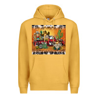 Mustard western gnome truck Premium Hoodie - BarkalooDesign