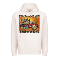 Pale Pink western gnome truck Premium Hoodie - BarkalooDesign