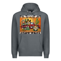 Rock western gnome truck Premium Hoodie - BarkalooDesign