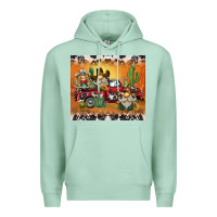 Seafoam western gnome truck Premium Hoodie - BarkalooDesign