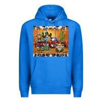 True Royal western gnome truck Premium Hoodie - BarkalooDesign
