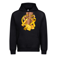 Foreset Green Childhood Cancer diva yellow ribbon Urban Hoodie - NancyCooperArtShop