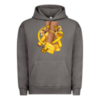 Pigment Tornado Childhood Cancer diva yellow ribbon Urban Hoodie - NancyCooperArtShop
