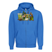 True Royal bear coffee cups Zipper Hoodie - texasbilliewilder