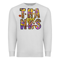 Dove Grey give thanks Premium Sweatshirt - CowhideDigitalArt