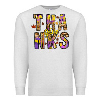 Oatmeal Heather give thanks Premium Sweatshirt - CowhideDigitalArt
