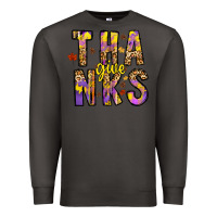 Smoke give thanks Premium Sweatshirt - CowhideDigitalArt