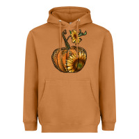 Meerkat pumpkin with sunflower Heavyweight Hoodie - RanaPortraitStore