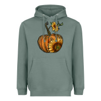 Sage pumpkin with sunflower Heavyweight Hoodie - RanaPortraitStore