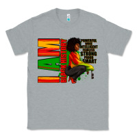 Heather Grey I am black history Afro American woman Classic Tee - RanaPortraitStore
