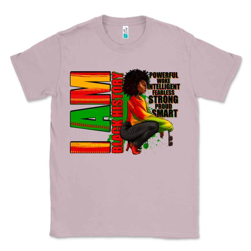 I Am Black History Afro American Woman Classic Tee by RanaPortraitStore | Teevron