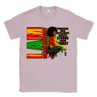 Lilac I am black history Afro American woman Classic Tee - RanaPortraitStore