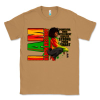 Toasted Coconut I am black history Afro American woman Classic Tee - RanaPortraitStore
