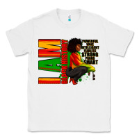 White I am black history Afro American woman Classic Tee - RanaPortraitStore