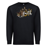 Black faith Premium Sweatshirt - SublimationCraftShop