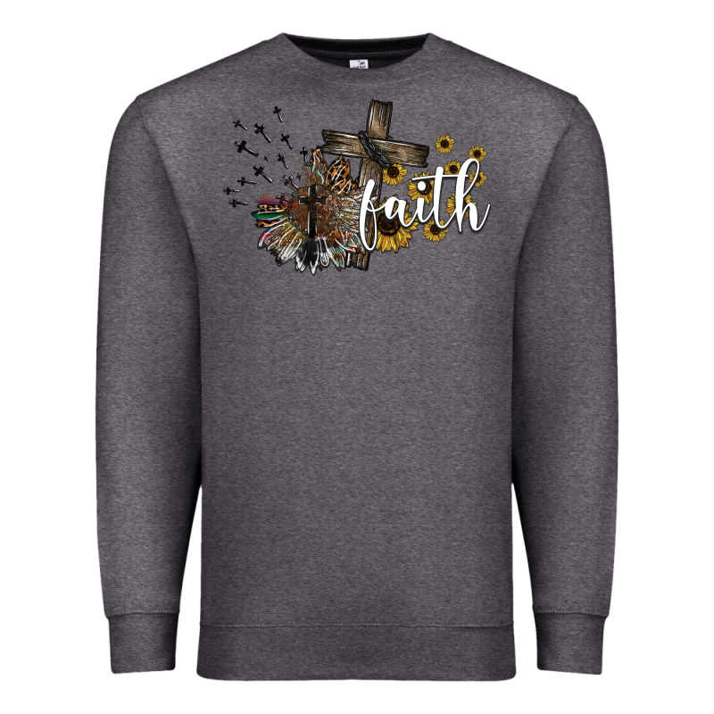 Faith Premium Sweatshirt by SublimationCraftShop | Teevron