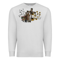 Dove Grey faith Premium Sweatshirt - SublimationCraftShop