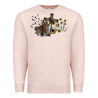 Pale Pink faith Premium Sweatshirt - SublimationCraftShop