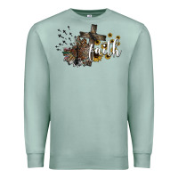 Seafoam faith Premium Sweatshirt - SublimationCraftShop