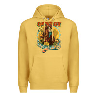 Antique Gold cowboy take me away Premium Hoodie - NancyCooperArtShop