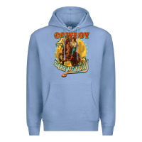 Colony Blue cowboy take me away Premium Hoodie - NancyCooperArtShop