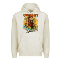 Oatmeal Heather cowboy take me away Premium Hoodie - NancyCooperArtShop
