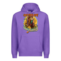 Purple cowboy take me away Premium Hoodie - NancyCooperArtShop