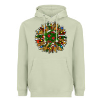 Matcha new year sunflower Heavyweight Hoodie - RanaPortraitStore