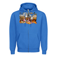True Royal bakery coffee cups Zipper Hoodie - texasbilliewilder