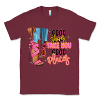 Burgundy Good shoes take you to good places black fashion g Classic Tee - RanaPortraitStore