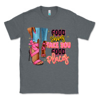 Charcoal Heather Good shoes take you to good places black fashion g Classic Tee - RanaPortraitStore