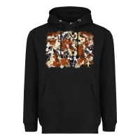 Black cowhide background Heavyweight Hoodie - Zillion Design Studio