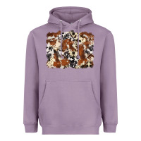 Lavender cowhide background Heavyweight Hoodie - Zillion Design Studio