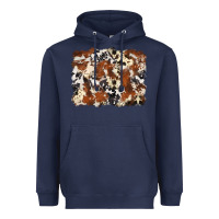 Cowhide Background Heavyweight Hoodie | Teevron