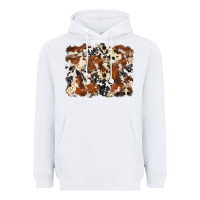 White cowhide background Heavyweight Hoodie - Zillion Design Studio