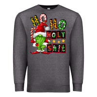 Charcoal Heather ho ho holy shit Premium Sweatshirt - FaDigitalArtStudio