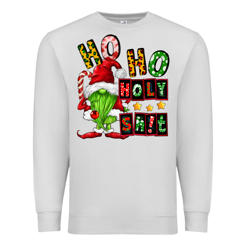 Ho Ho Holy Shit Premium Sweatshirt by FaDigitalArtStudio | Teevron