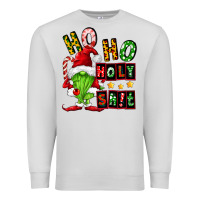 Dove Grey ho ho holy shit Premium Sweatshirt - FaDigitalArtStudio