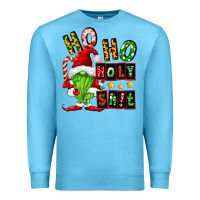 Ocean Blue ho ho holy shit Premium Sweatshirt - FaDigitalArtStudio