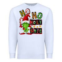 White ho ho holy shit Premium Sweatshirt - FaDigitalArtStudio