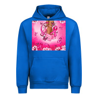 Cobalt Breast Cancer diva Urban Hoodie - NancyCooperArtShop