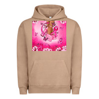 Pigment Burro Breast Cancer diva Urban Hoodie - NancyCooperArtShop