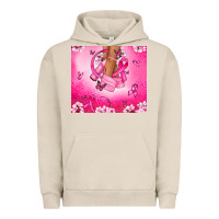 Pigment French Oak Breast Cancer diva Urban Hoodie - NancyCooperArtShop