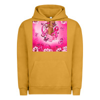 Pigment Peanut Butter Breast Cancer diva Urban Hoodie - NancyCooperArtShop