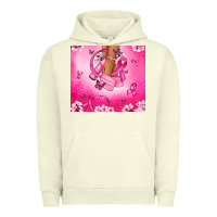 Pigment Pistachio Breast Cancer diva Urban Hoodie - NancyCooperArtShop