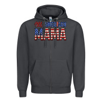 Smoke all american mama zillion Zipper Hoodie - Zillion Design Studio