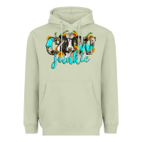 Matcha cow junkie Heavyweight Hoodie - Zillion Design Studio