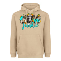Mushroom cow junkie Heavyweight Hoodie - Zillion Design Studio