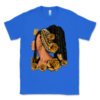 True Royal Gold roses afro woman Classic Tee - RanaPortraitStore